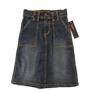 Plastic by Gly Denim Skirt